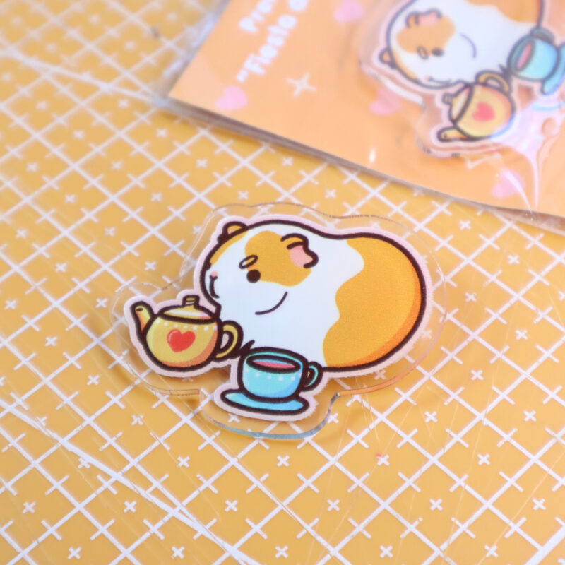 Prendedor Fiesta del Té Cuy 🐹