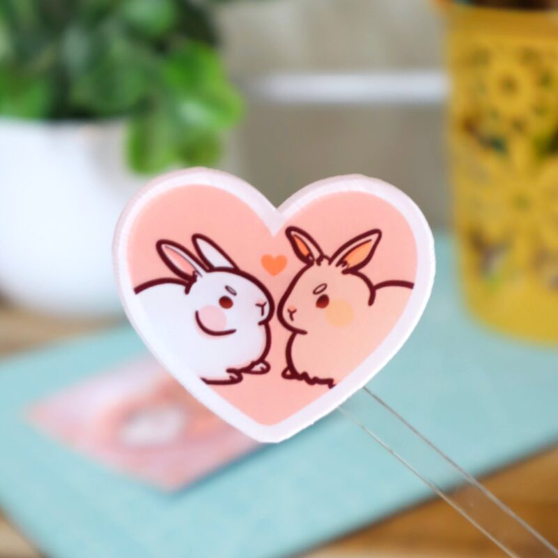 Prendedor Conejitos 🐇💖
