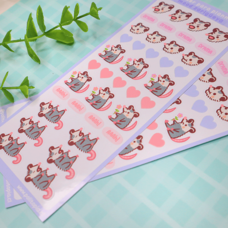 Set Sticker planner Zarigüeya 🪷