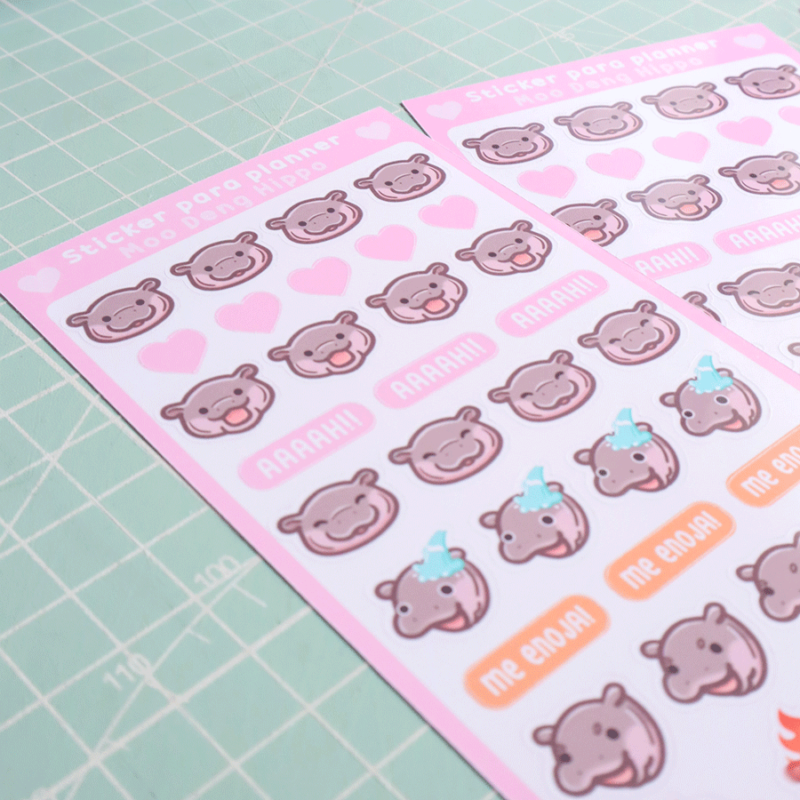 Set Sticker planner Moo Deng🌸