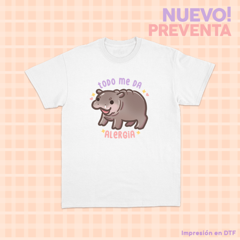 Polera Todo me da alergia