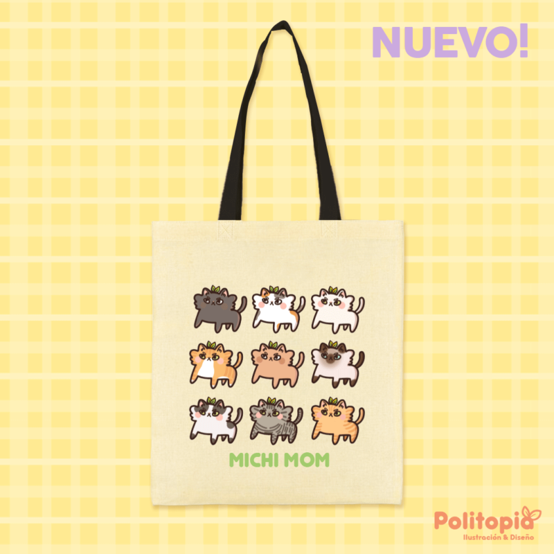 Totebag Mom Cat 🐱