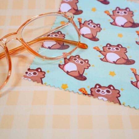 Pañito para lentes Mapaches