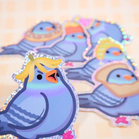 Palomas Vinilo Glitter divinos✨