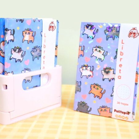 Libreta corcheteada gatitos 🐈