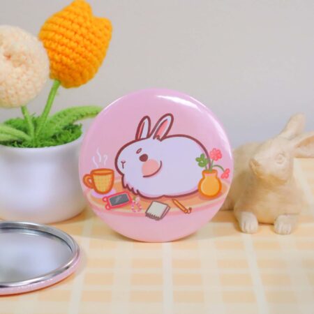 Espejo conejito enojado 🐰