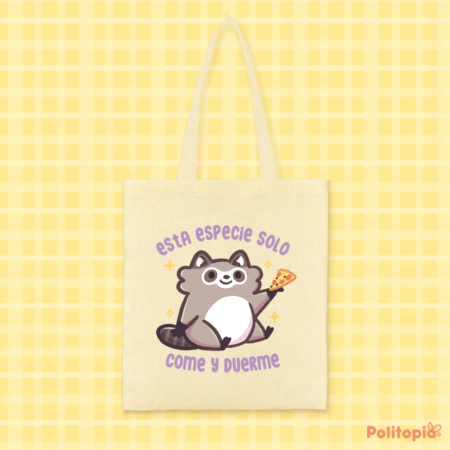 Totebag Mapache gordito🍕