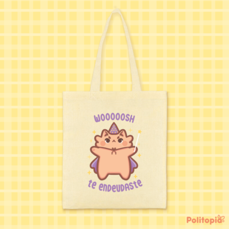 Totebag Wooosh gatito mago