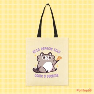 Totebag Mapache gordito🍕