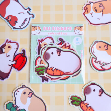 Set stickers Cobayitas