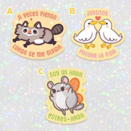NUEVO Sticker Vinilo frases Grupo 3 ✨