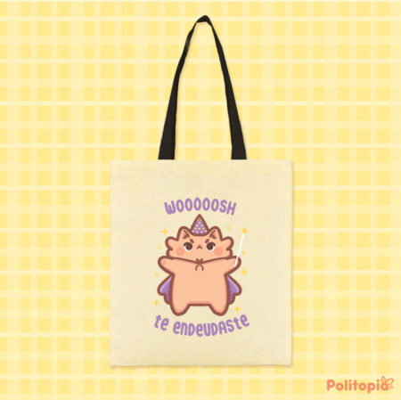 Totebag Wooosh gatito mago
