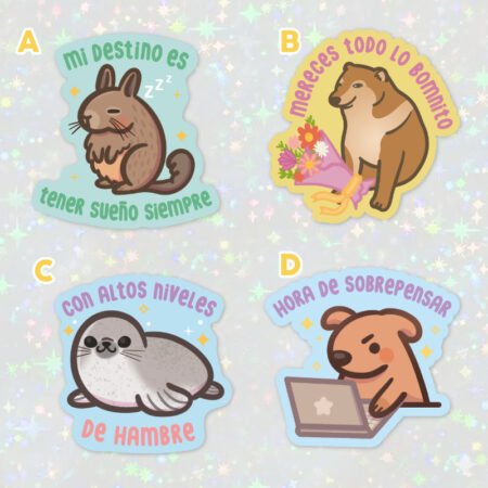 Sticker Vinilo frases Grupo 4 ✨