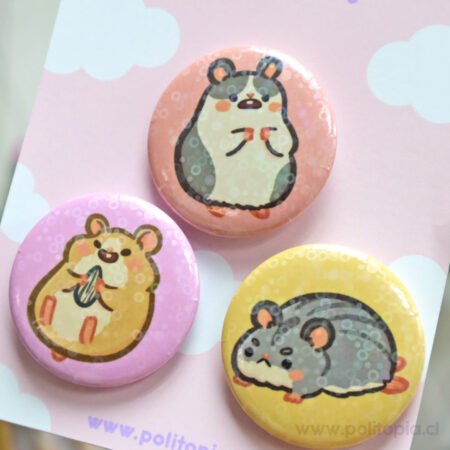 Set chapitas Hamster