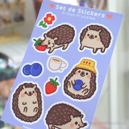 Set Sticker erizos 🦔