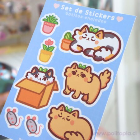 Set Sticker Gatitos