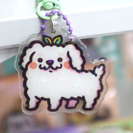 Llavero mini poodle