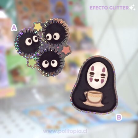 Vinilo Glitter Ghibli